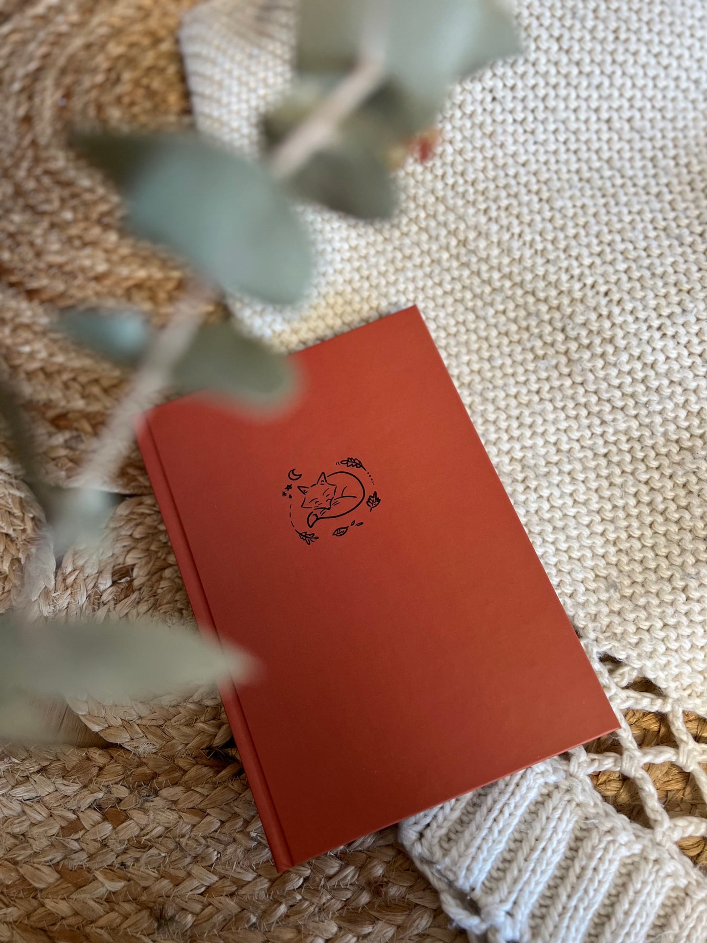 Notizbuch LYRA | DIN A5 Hardcover mit Fuchs | fuchsrot