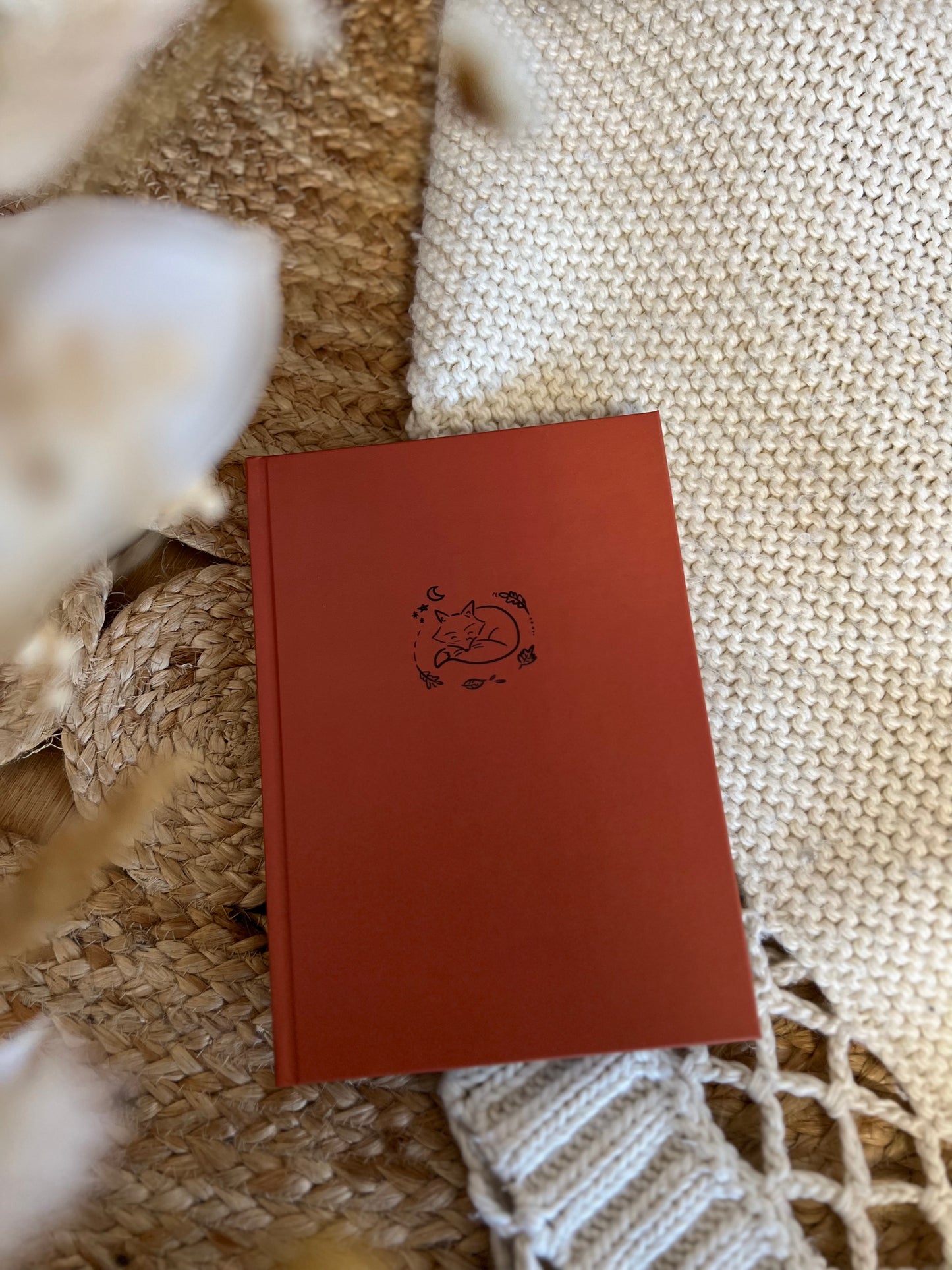 Notizbuch LYRA | DIN A5 Hardcover mit Fuchs | fuchsrot