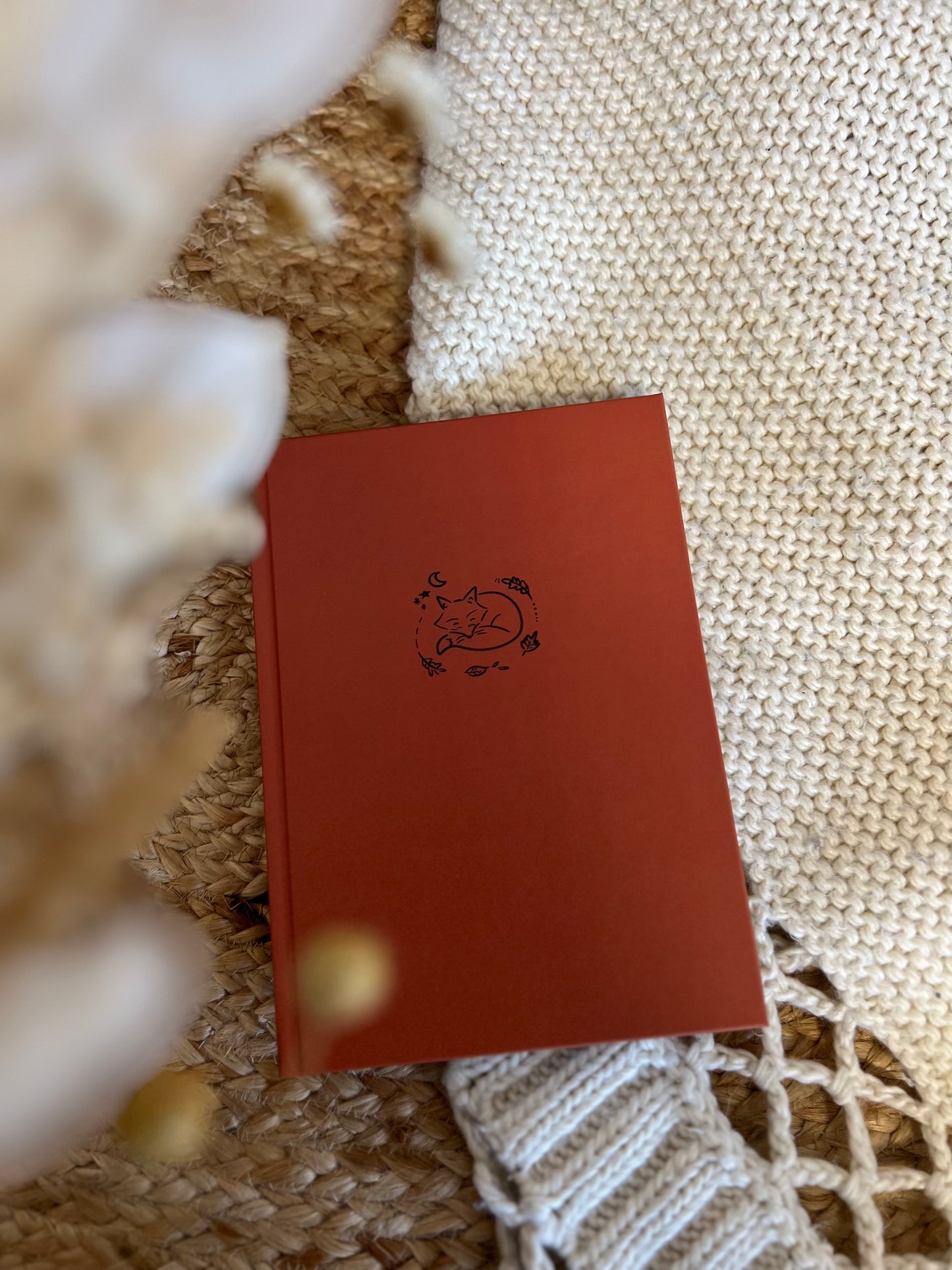 Notizbuch LYRA | DIN A5 Hardcover mit Fuchs | fuchsrot