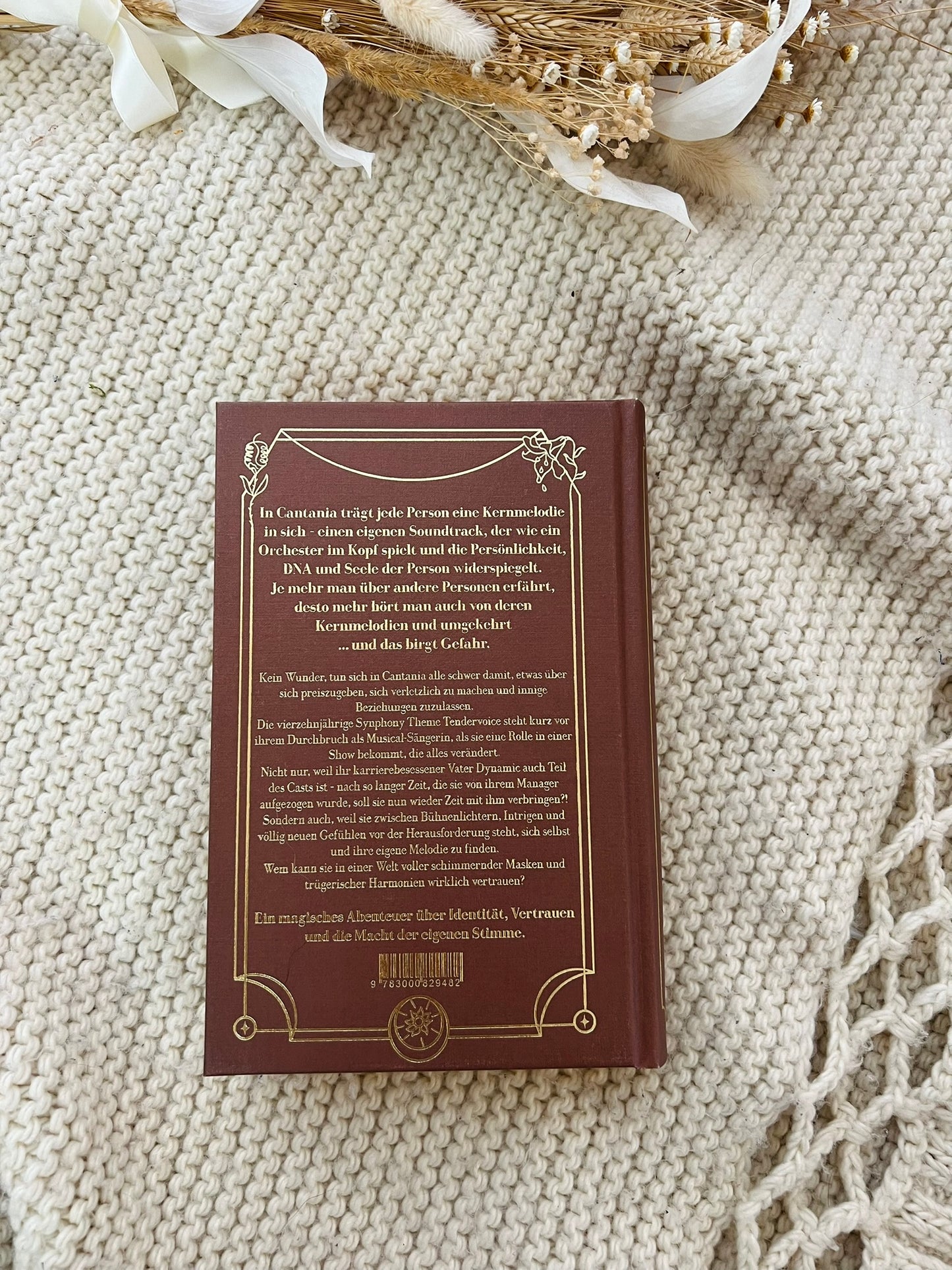 "Synphony - Orchester im Kopf" Signiertes Hardcover mit Farbschnitt, Lesezeichen und Charakterkarte